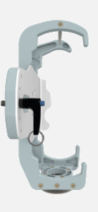 Hillaero SENTEC FAA certified mountable bracket for Air Ambulance Airmed Helicopter or Fixed Wing Aircraft FRONT